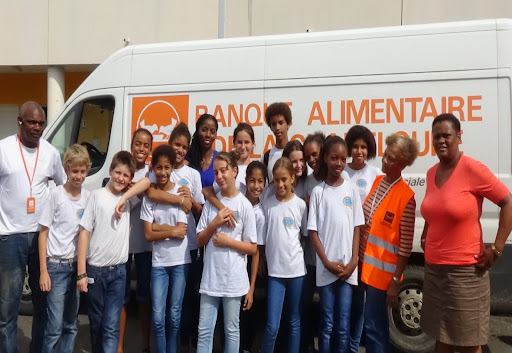 Visite de la Junior Association du Collège Edmond Bambuck (Gosier).